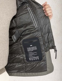 Modern Fit Waterafstotende Jas Kepler Stelvio in Olijfgroen 