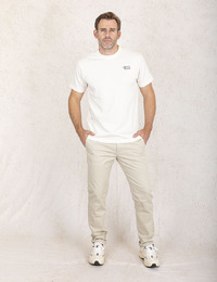 Regular Fit katoenen T-shirt in Wit 