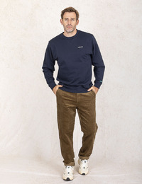 The Mercer Brand sweater blauw