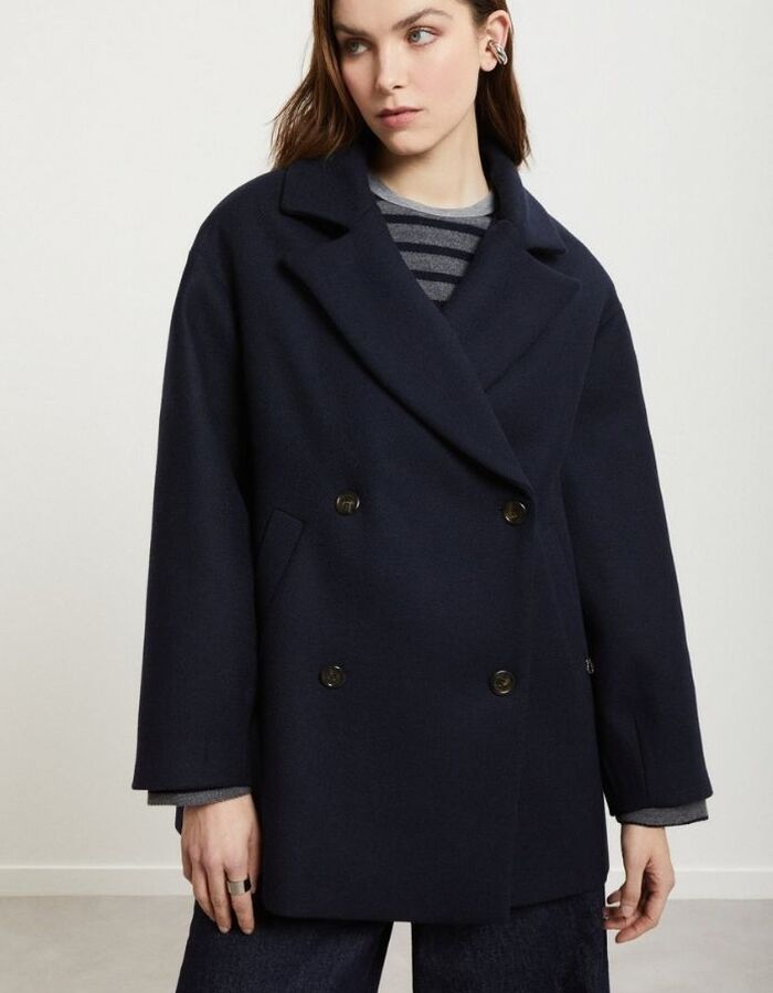 Otto D'ame jas blauw