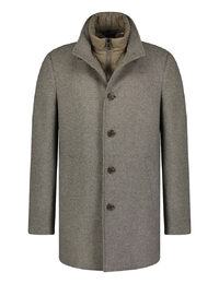 Roy Robson Mantel in Wolmix – beige