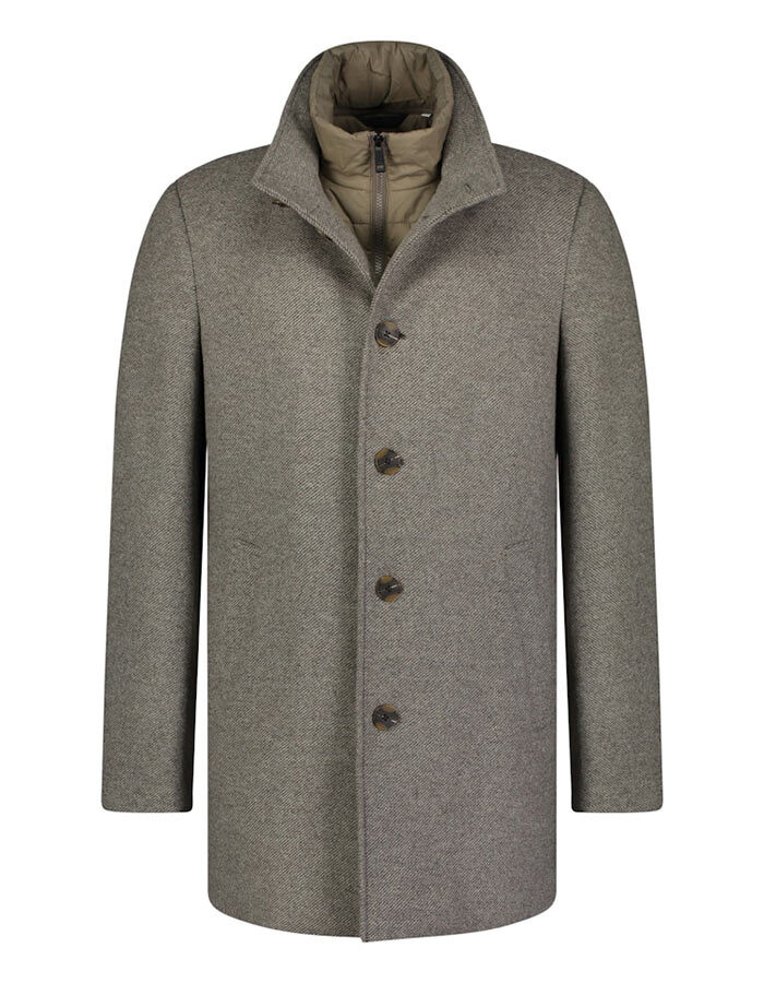 Roy Robson Mantel in Wolmix – beige