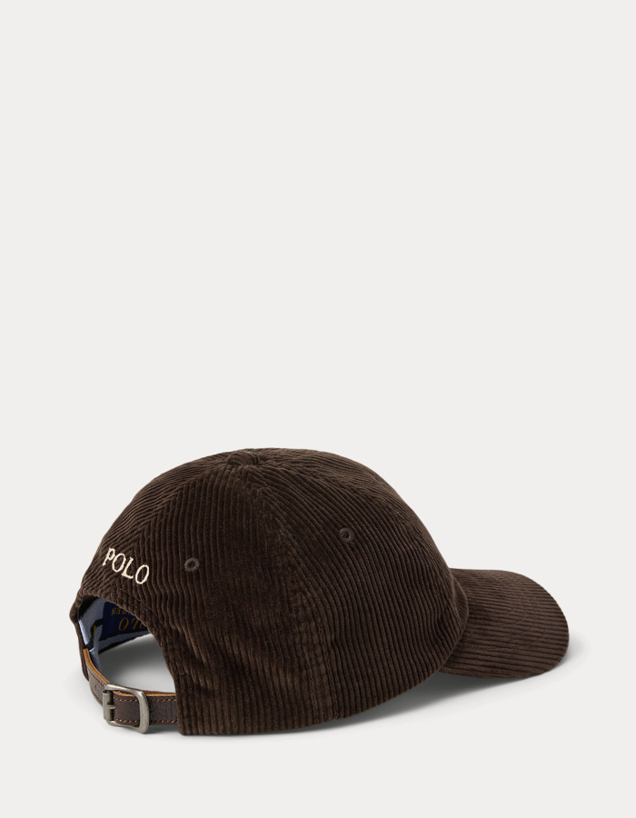 Corduroy Ball Cap met Pony-logo – Madison Brown