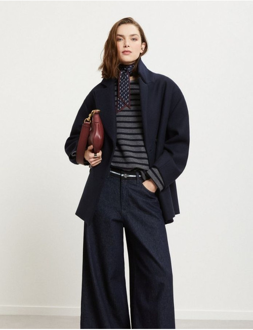 Otto D'ame jas blauw