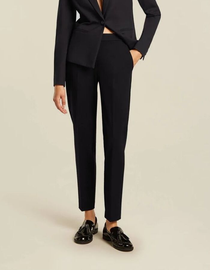 Beaumont geklede broek zwart
