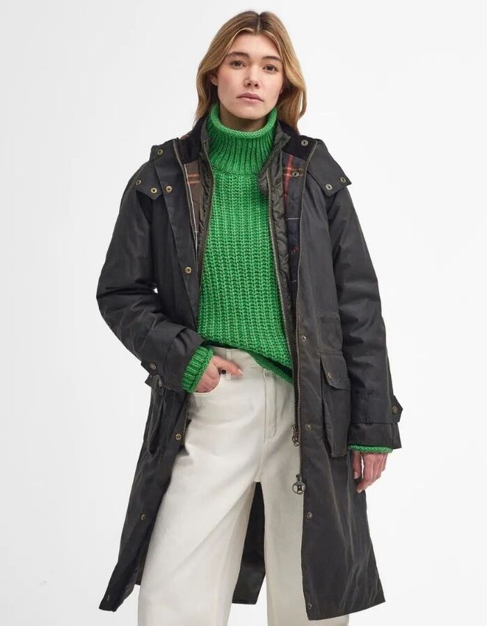 Barbour regenjassen groen