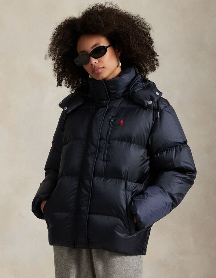 Ralph Lauren regenjassen navy