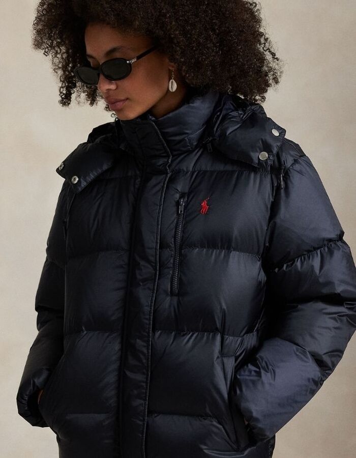 Ralph Lauren regenjassen navy