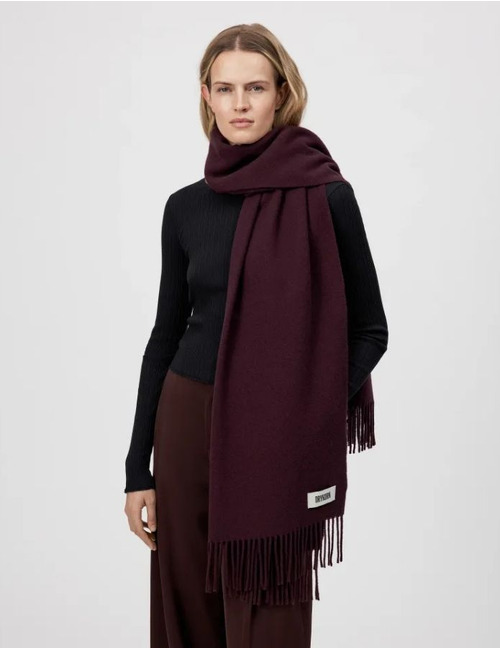 Drykorn sjaal rood