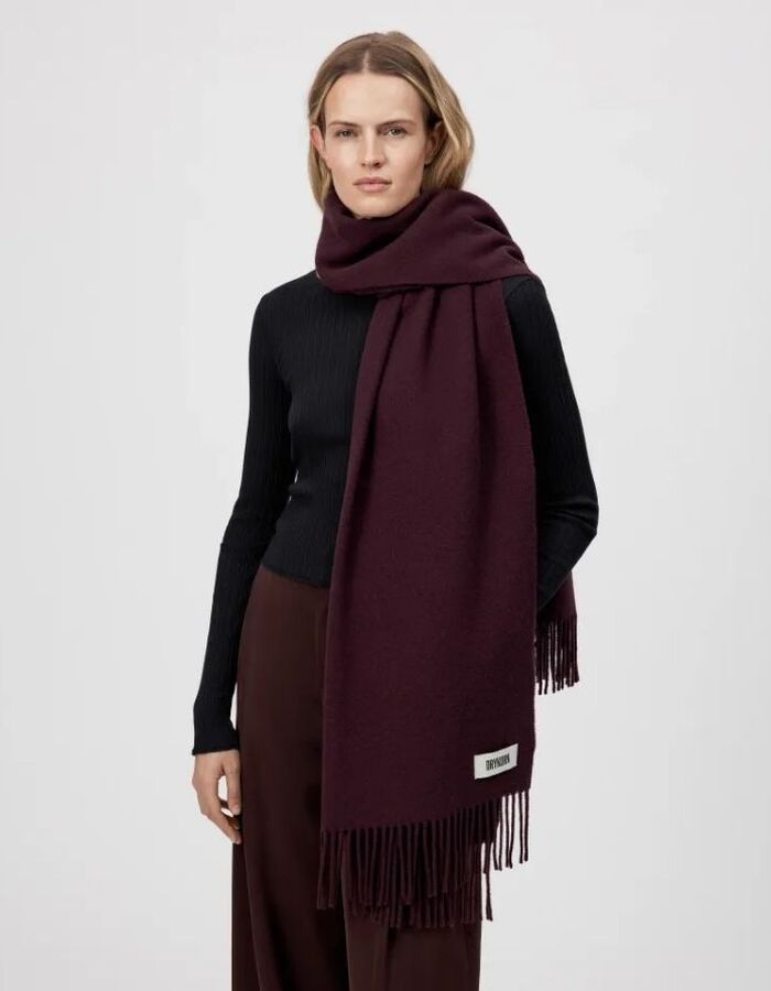 Drykorn sjaal rood