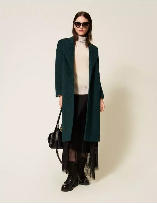 Twinset mantel groen