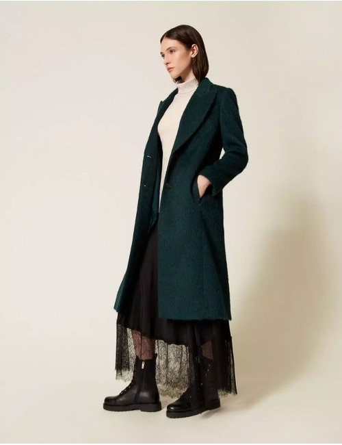 Twinset mantel groen