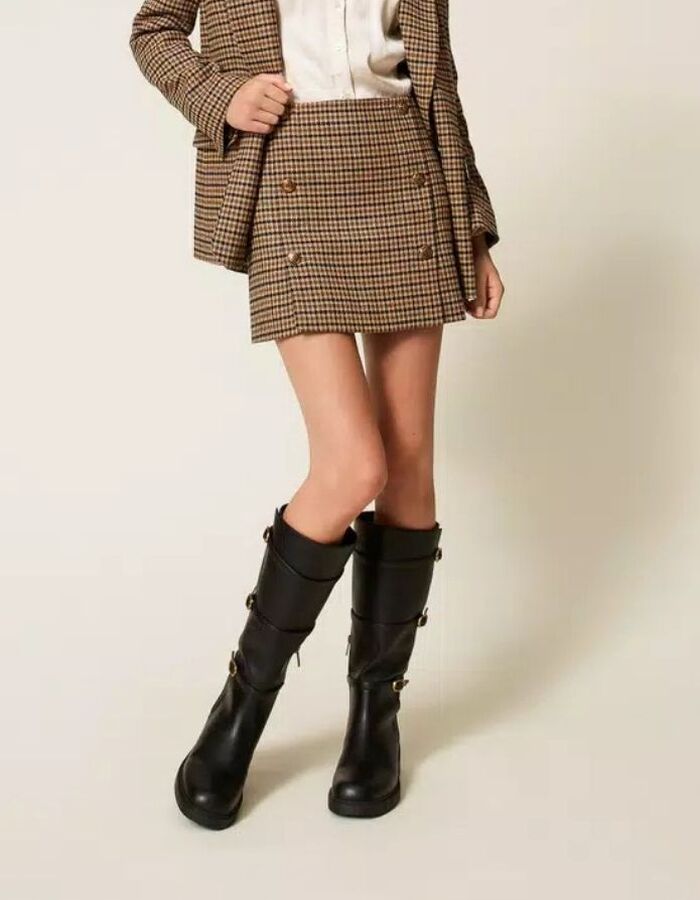 Twinset rok camel
