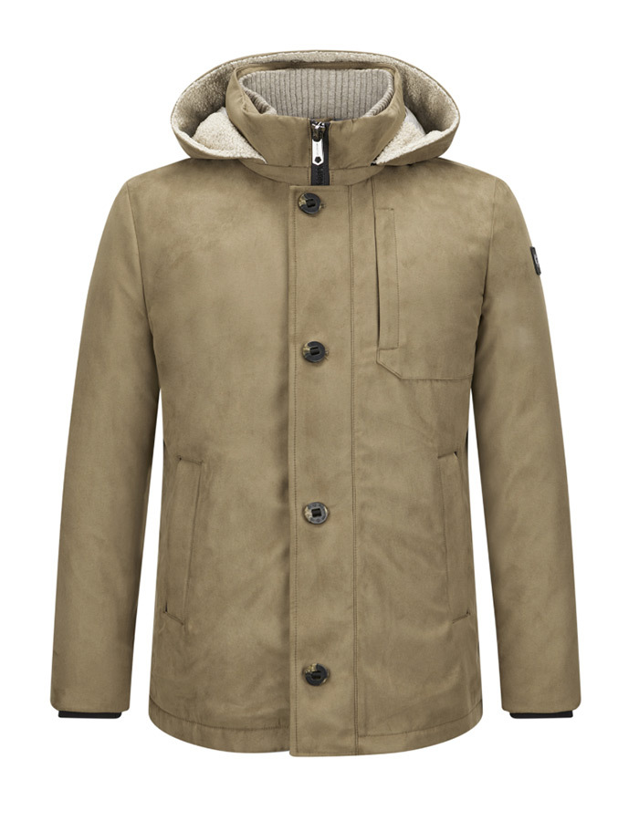 MSBennet Jas in Microvelours – Middenbruin