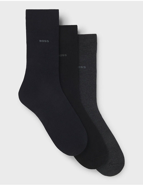3-Pack Sokken in Stretch Katoen 