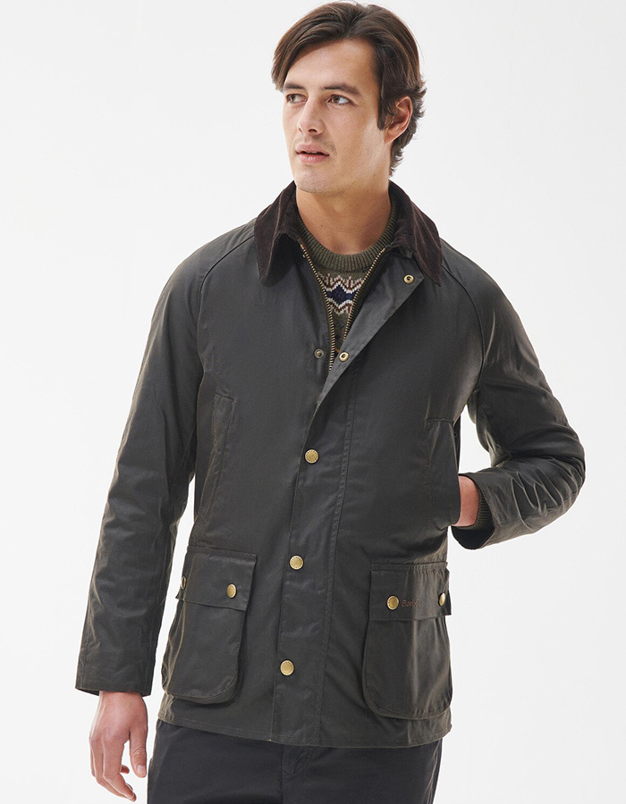 Bedale Wax Jacket in Olive