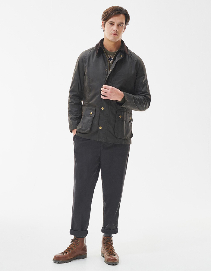 Bedale Wax Jacket in Olive
