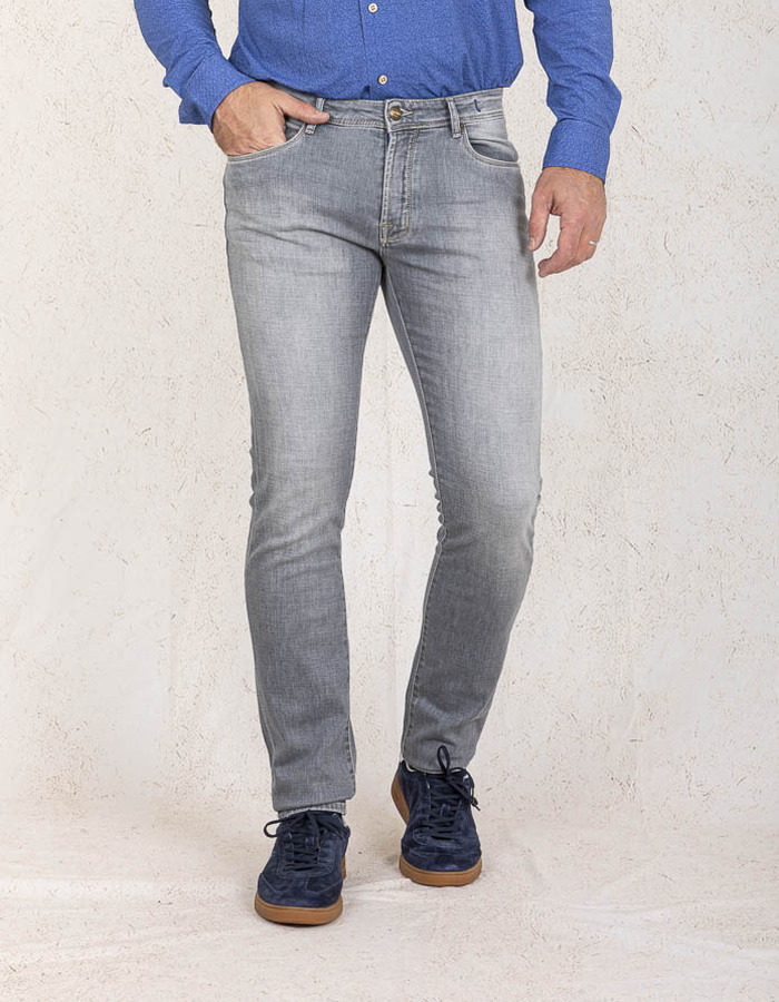 Atelier Noterman slim fit jeans blauw