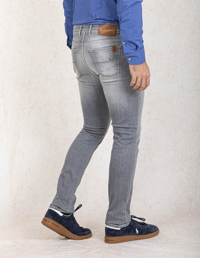Atelier Noterman slim fit jeans blauw