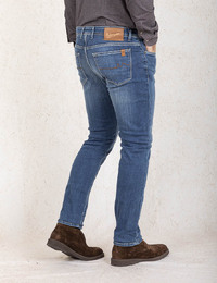 Slim Fit ATN01S Jeans in Blue Denim 