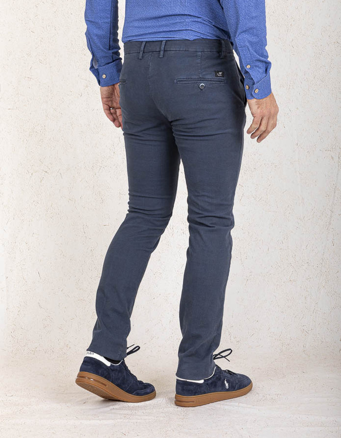 Mason's slim fit broek blauw
