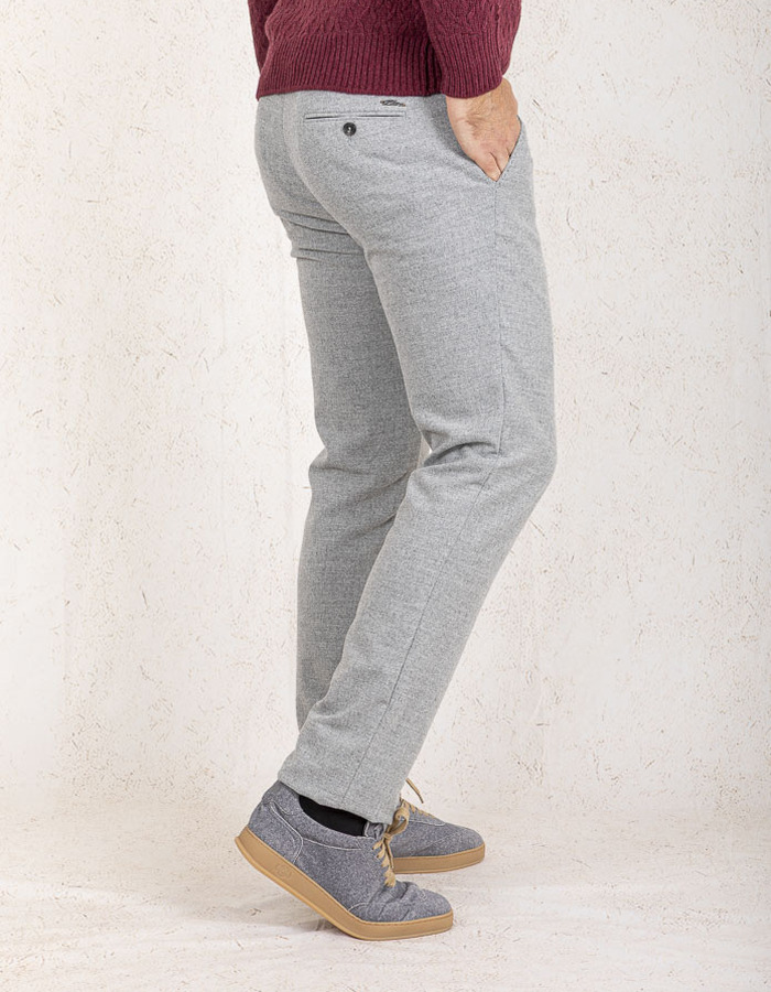 Zilton regular fit broek grijs
