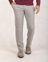 Zilton regular fit broek beige