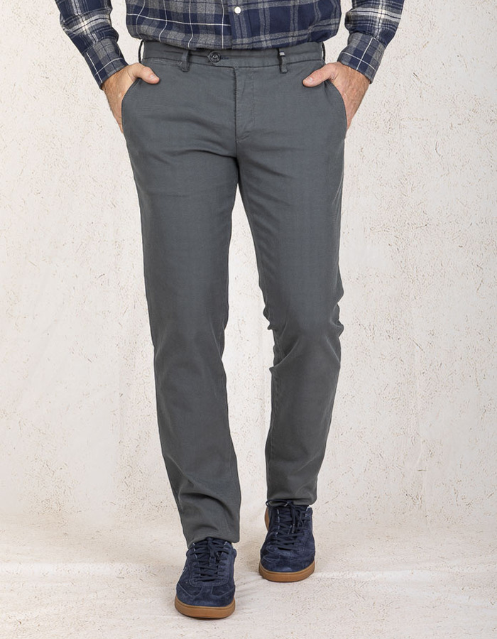 Zilton regular fit broek bruin