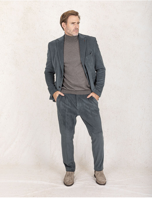 Slim Fit Velours Blazer Dinick 