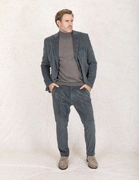 Slim Fit Velours Blazer Dinick 
