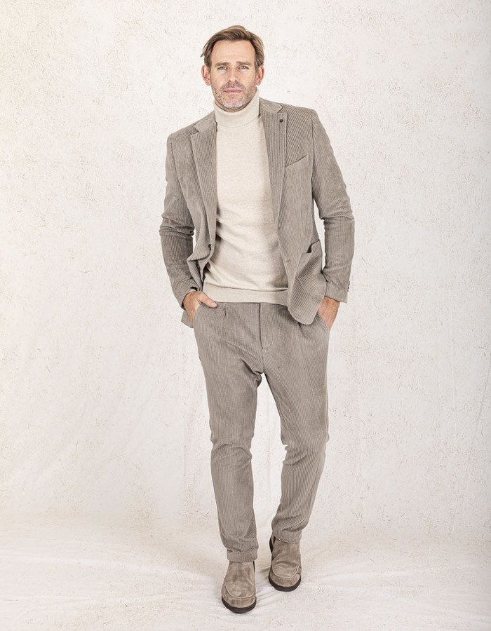 Zuitable kostuumvest beige
