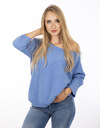 Amelie Amelie lange mouw pull blauw