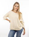 Amelie Amelie lange mouw pull ecru