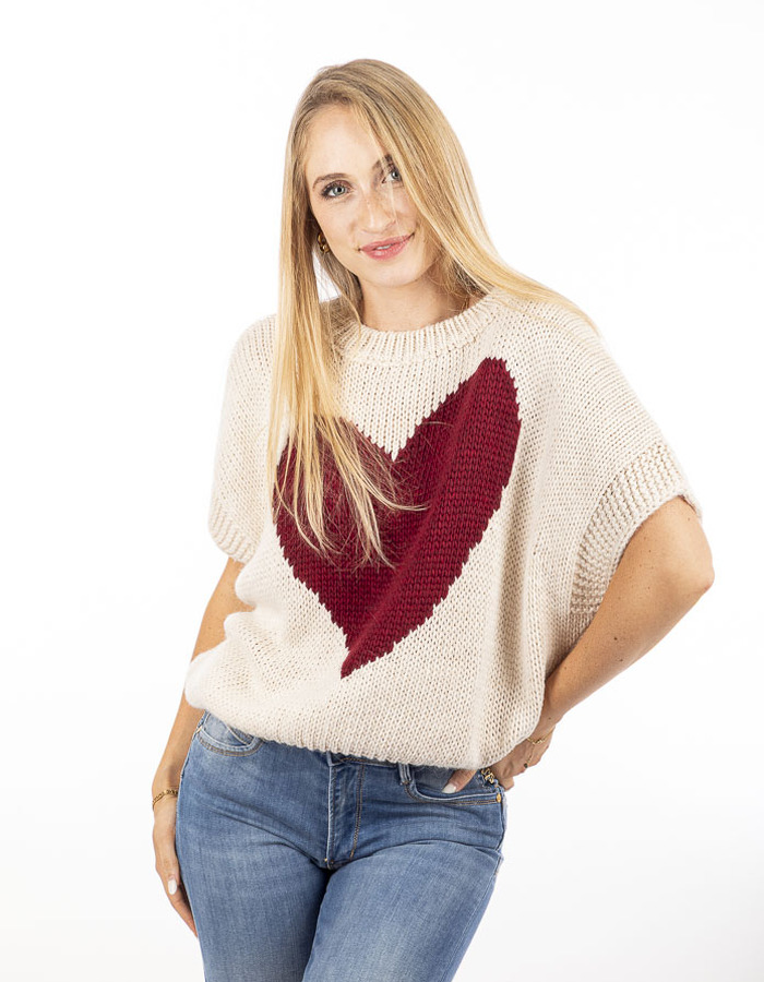 Amelie Amelie pull ecru