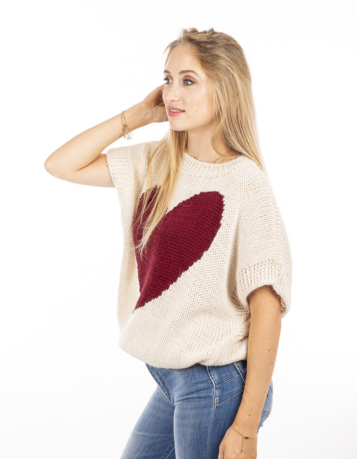 Amelie Amelie pull ecru