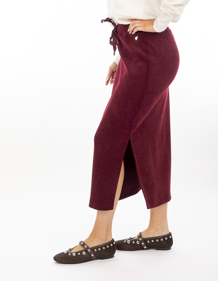 Amelie Amelie midi rok bordeaux