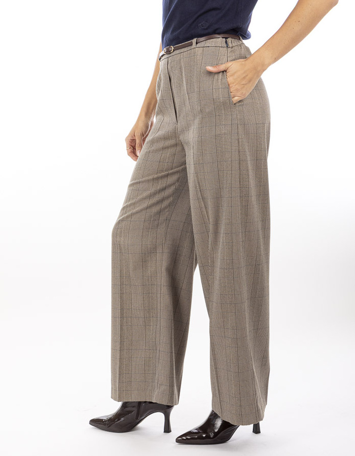 Kocca geklede broek grijs