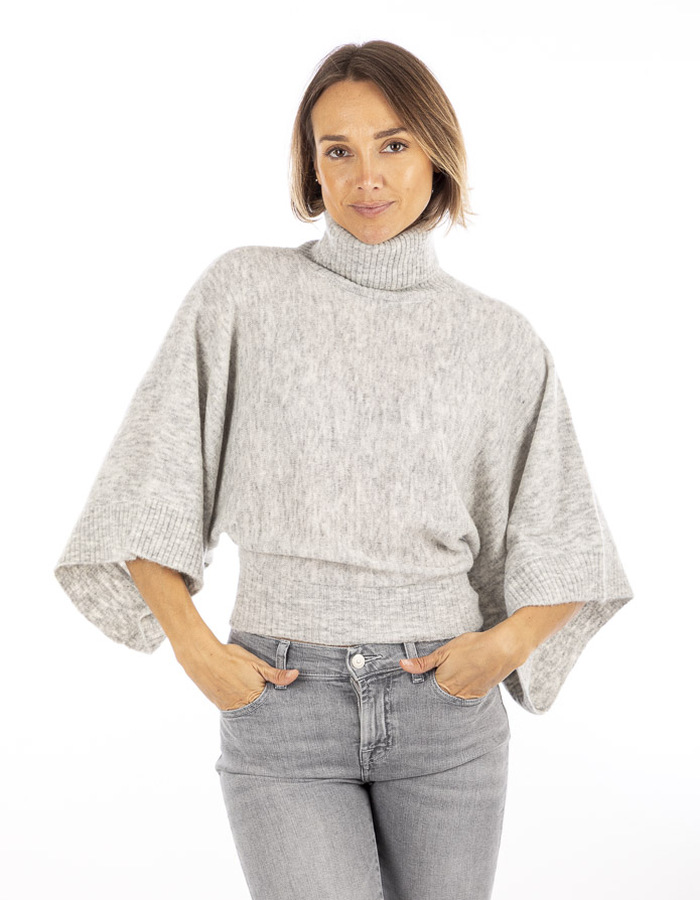 Aimee The Label sweater grijs