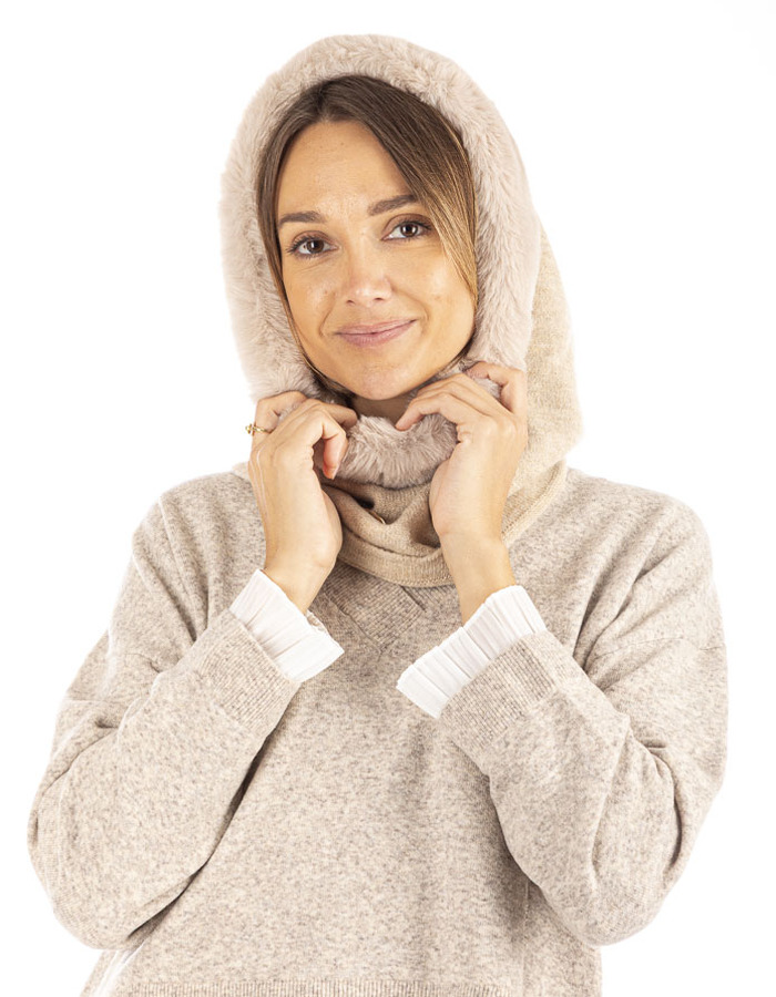 Liu Jo poncho taupe