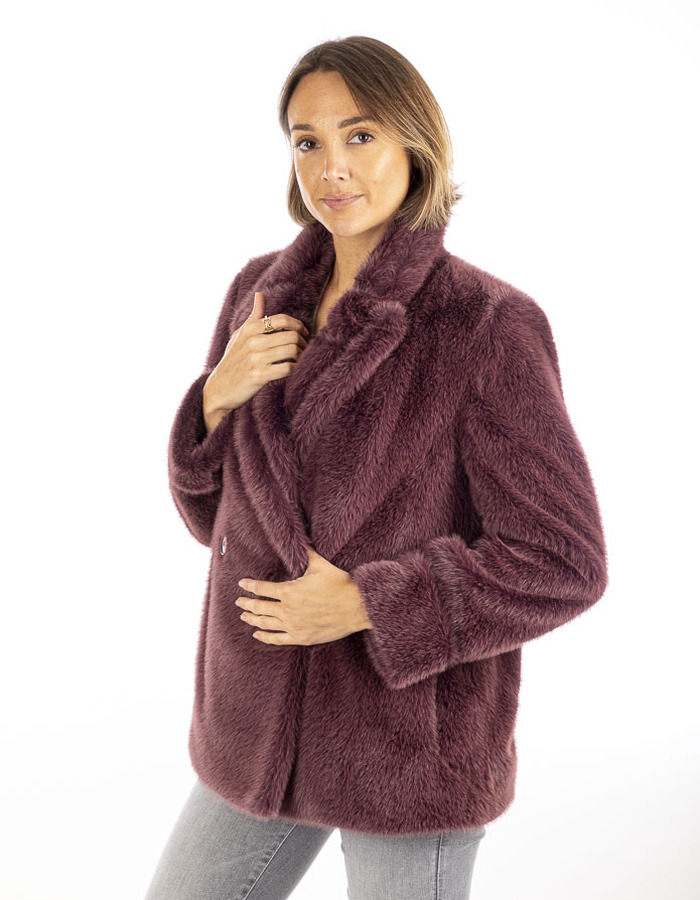 Twinset mantel paars