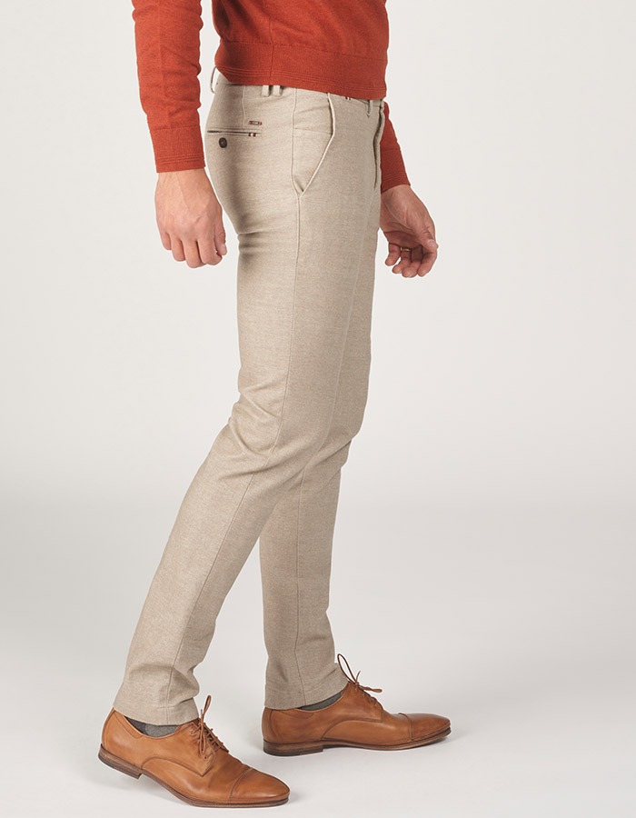  Slim Fit Chino SIDNEY 46 – Katoenmix met Stretch