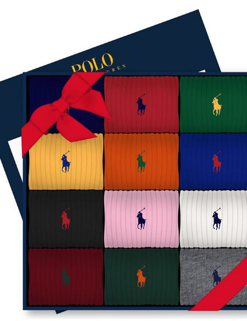Ribbed Trouser Sock 12-Pack Gift Set 