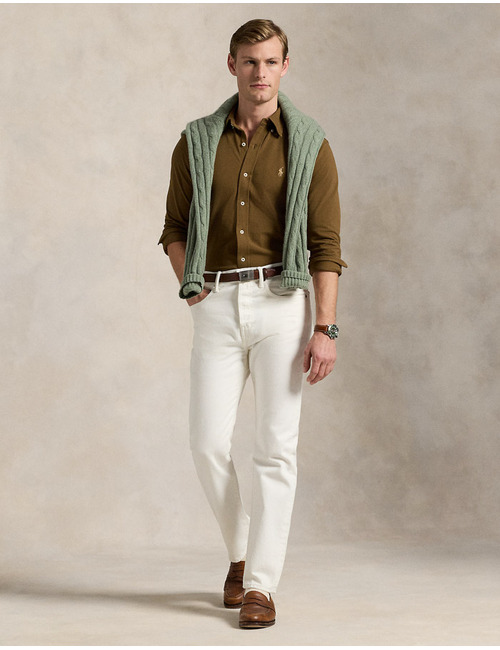 Featherweight Mesh Shirt in Nature Brown