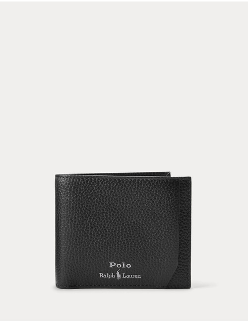 3-in-1 Leather Wallet & Key Fob Gift Set in Black