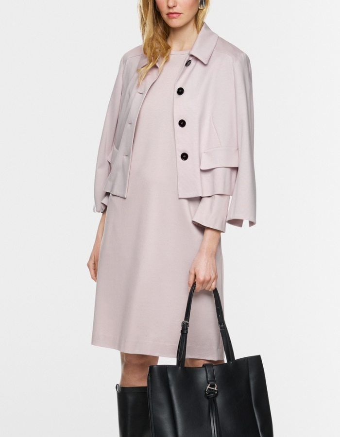 Marccain midi kleed taupe