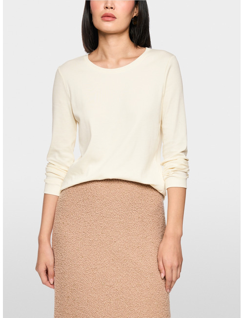 Marccain t-shirt lange mouw ecru
