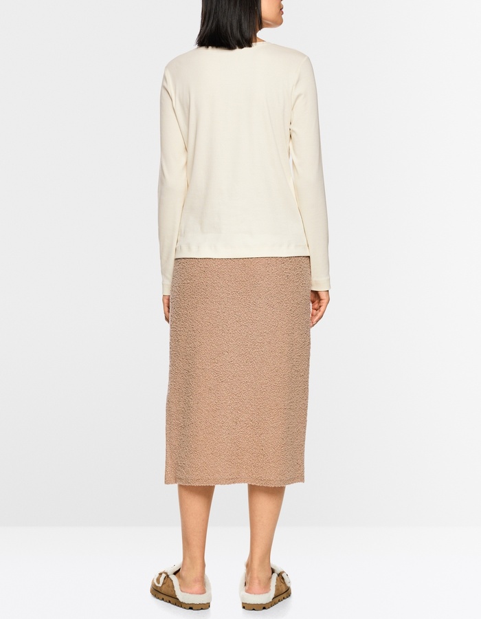 Marccain t-shirt lange mouw ecru