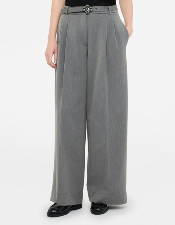 Liu Jo geklede broek grijs