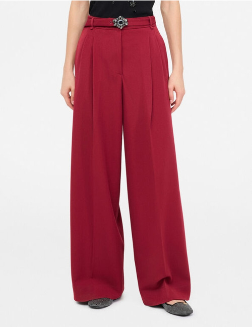 Liu Jo geklede broek bordeaux