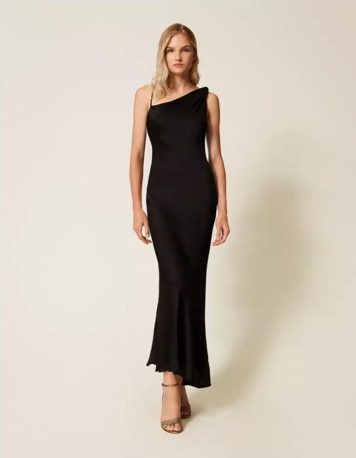 Twinset lang kleed zwart